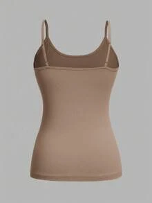 SHEIN EZwear 4件套休闲简约吊带背心，适合夏季海滩穿着 - 彩色 - 查看 6