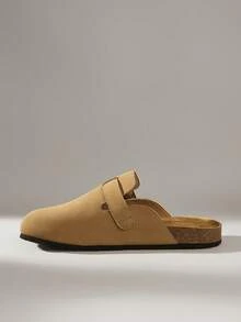 Solecia 女式休闲搭扣穆勒鞋 - 卡其色 - 查看 4