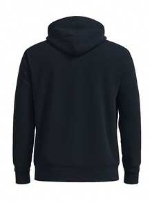 Essential Men Pullover Hoodie Blue - Navy - View 5
