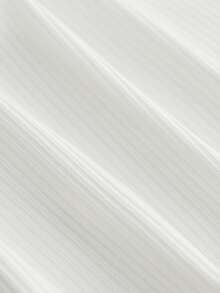 Franclia 春夏新款时尚无袖白色优雅装饰纽扣女式上衣 - 白色 - 查看 4