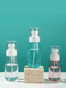 1pc 60ml 30ml Fine Mist Spray Bottle Hair Stylist Atomizer 360 Degree Refillable Travel Spray Pump For Perfume Lotion Shampoo Transparent Container Salon Home Gym Travel Essentials Must Have - Multicolor - View 2