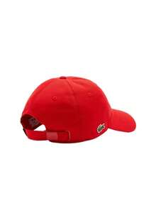 Lacoste Cotton Unisex Twill Cap Red - Rouge - View 2