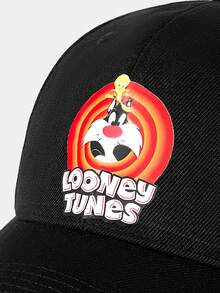 LOONEY TUNES X SHEIN Women Baseball Cap - Black - View 3