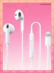 JMMO Wired Headphones In-Ear Earbuds Earphones Compatible With Iphone/Ipad Lightning ,Wired EarPods Headphones With Lightning Connector, Compatible With Iphone With Built-In Remote To Control Music, Phone Calls, And Volume Compatible With Iphone 14/13/12/11/XR/XS/X/8/7/SE/Pro/Pro Max,HIFI High-Quality Headphones Are Suitable For Most Apple Devices