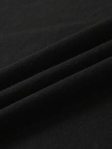 INAWLY 女士夏季樱桃印花休闲圆领短袖T恤 - 黑色 - 查看 6