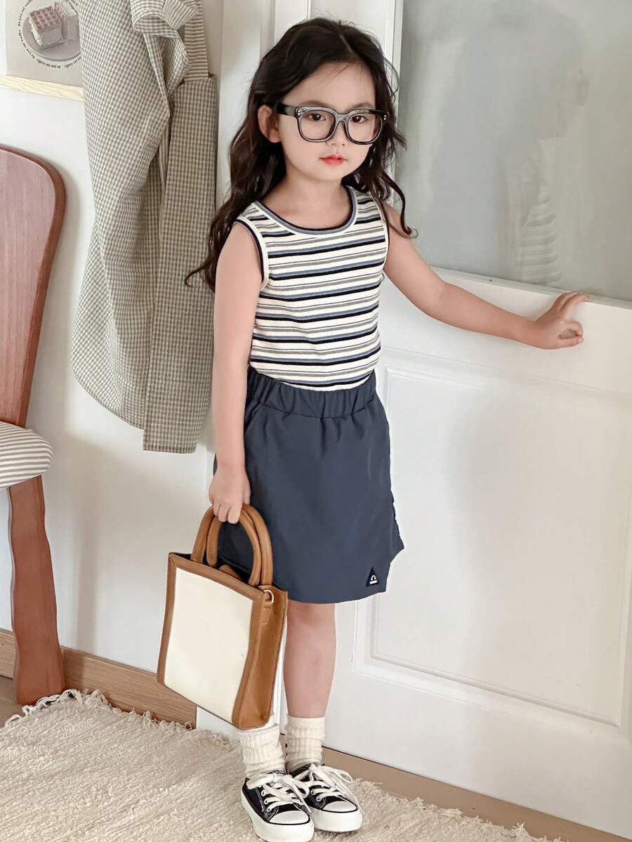 DAZY Conjunto de 2 piezas de ropa de otoño para niñas jóvenes - Multicolor - Ver 1