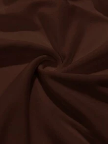 Coolane Women's Winter Minimalist Y2K Basic Daily Wear Casual Back To School Streetwear Stretchy Loose Long Sleeve Ruched Crop Tees,Fall,Fall Clothes For Women,Women's Winter Clothes - Brown - View 7