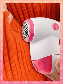 JMMO Electric Lint Remover, Mini Portable Fuzz Fabric Shaver For Clothes, Shoes, Sweaters, Battery Operated Lint Shaving Machine