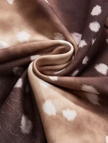 ROMWE Avant Y2K Sexy Low Waist Tight Deer Print Flare Pants - Multicolor - View 4