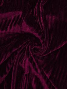 GlowEve Women's Glossy Velvet Korean Fleece Oversized Textured Fabric Blazer With Lapel, Flap Pockets, Unique Decorative Buttons, High-End Design, Waist Belt Loops, Long Pants, Teacher's Outfit, Suitable For Independence Day, Christmas, Halloween, Thanksgiving