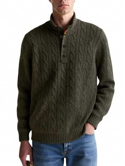 Men's Knitted Jumper Green