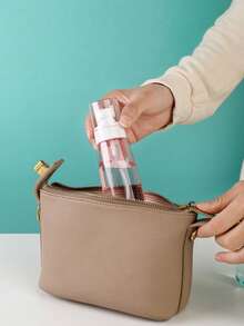 1pc 60ml 30ml Fine Mist Spray Bottle Hair Stylist Atomizer 360 Degree Refillable Travel Spray Pump For Perfume Lotion Shampoo Transparent Container Salon Home Gym Travel Essentials Must Have - Multicolor - View 7