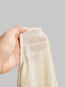 ROMWE Grunge Punk Y2K Babe Asymmetric Hem English Print Asymmetrical Shoulder Women Top - Apricot - View 5