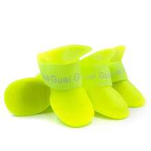 PETSIN Được làm bằng silicon, chống thấm nước, chống trượt, bền, mềm mại, linh hoạt, thoáng khí, nhẹ, dễ dàng đeo vào và tháo ra, dây đeo có thể điều chỉnh để vừa vặn, chống bụi, chống bùn và chống thủng, họa tiết hoạt hình dễ thương, phù hợp cho chó nhỏ, vừa và lớn. Lý tưởng cho các chuyến đi bộ ngoài trời, đi bộ đường dài, du lịch và sử dụng hàng ngày trong thời tiết mưa, tuyết hoặc bùn. Một vật dụng không thể thiếu cho những chuyến phiêu lưu của thú cưng, có thể tái sử dụng, chống mài mòn và nhanh khô. - Màu vàng - Xem 4