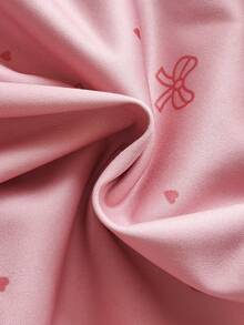 Vintaside Kids 女童春秋季圆领长袖简约时尚连帽衫搭配休闲时尚紧身裤套装，适合露营、度假或温和天气下的日常休闲穿着 - 珊瑚粉 - 查看 8