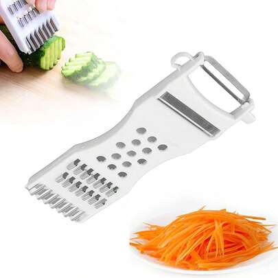 1 pieza Rebanador multifuncional de cocina - Juego de rallador de verduras y pelador juliana