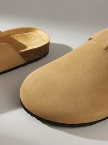 Solecia 女式休闲搭扣穆勒鞋 - 卡其色 - 查看 6