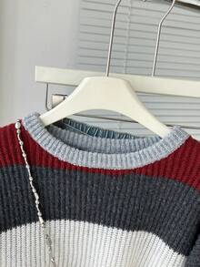 SHEIN Áo len dày dặn cho bé gái, kiểu dáng tối giản, tay dài, áo len dễ thương mùa thu/đông, áo len cho thiếu nữ, áo len cho các bạn tuổi teen, bộ đồ len dệt kim cho thiếu nữ, áo len dễ thương, áo len cho các bạn tuổi teen, quần áo phong cách preppy cho bé gái 12 tuổi, quần áo mùa thu đông cho bé gái, áo len cho bé gái, áo len trẻ em, áo len bé gái, quần áo bé gái, quần áo mùa thu và mùa đông, áo len cho các bạn tuổi teen, áo len cho thiếu nữ, áo len dành cho thanh thiếu niên, áo len dệt kim, quần áo cho thiếu nữ, áo len dễ thương, áo len kẻ sọc. - Nhiều màu - Xem 3