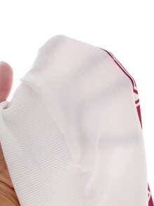 Sparklyn 两件套少女V领长袖T恤，印有23个字母和数字，搭配阔腿裤，舒适休闲运动风，适合春秋季穿着。 - 紅色 - 查看 4