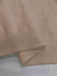 Franclia Unique Design Cardigan Sweater For Women - Khaki - View 7