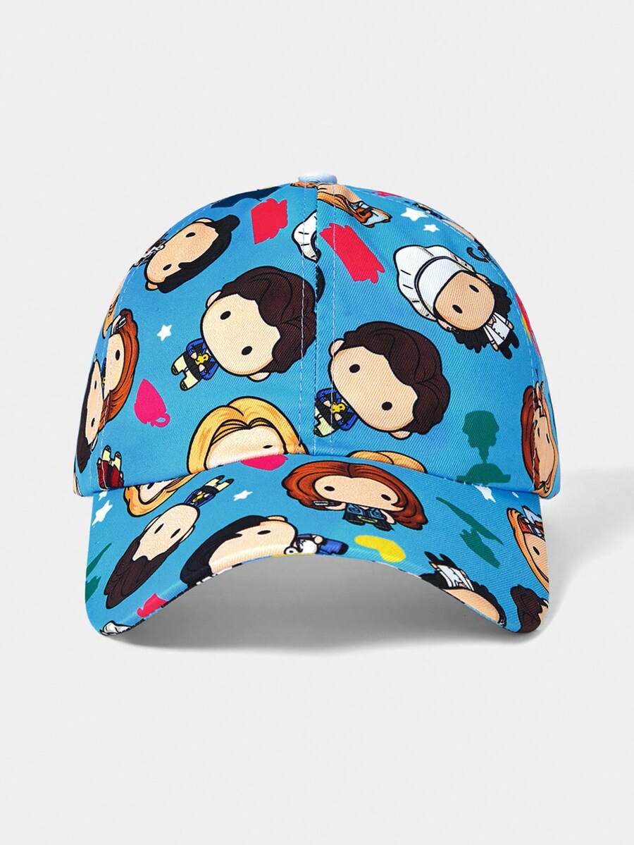 FRIENDS X SHEIN Women Baseball Cap - White - View 1