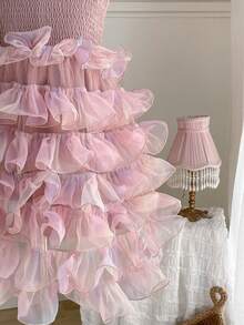 DAZY Girls (Little Young Girl) Formal Dress For Fall - Pink - View 4