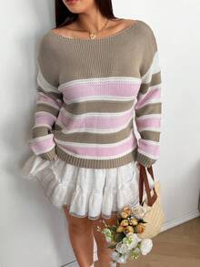 Sunnyshic Áo len chui đầu nhiều màu cỡ lớn dành cho nữ, phù hợp để mặc khi chơi thể thao, mặc thường ngày, đi làm hàng ngày, mọi mùa, mặc thường ngày, quà tặng Giáng sinh tuyệt vời nhất, mùa xuân, mùa hè, mùa thu, mùa đông, mùa xuân/thu, mùa thu/đông - Nhiều màu - Xem 4