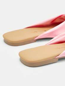 Women'S Comfortable Flat Sandals - Pink - View 4