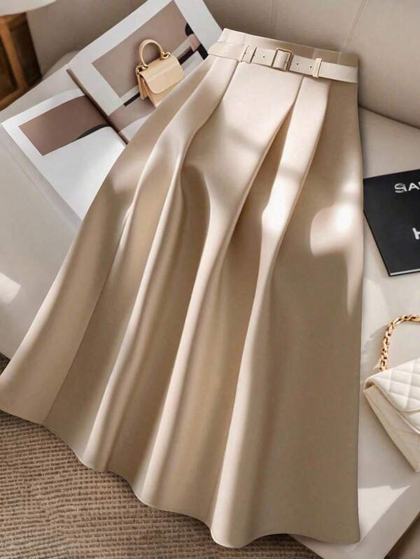 Regalyn Plus Size Elegant & Slimming Simple Casual Skirt For Women