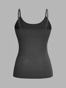 SHEIN EZwear 4件套休闲简约吊带背心，适合夏季海滩穿着 - 彩色 - 查看 12