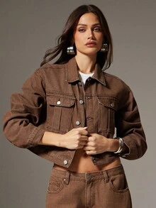 Denimoi Premium Denim Contrast Stitch Denim Jacket