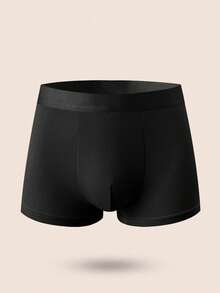 Manfinity Underwear&Sleepwear Basics 10pcs/Pack Men's Elastic Waist Comfortable Boxer Briefs - Multicolor - View 3