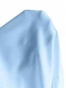 Qadelle Women's Elegant Solid Color Wide Strap Sleeveless Blouse, Summer - Blue - View 7