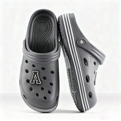 Zuecos de Agujeros para Hombres Multicolor de Moda y Transpirables pantuflas, Suela Blanda y Antideslizante - Ideal para Hogar, Playa y Exterior