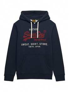 Superdry Relaxed Men's Sweater Navy - Navy - View 4