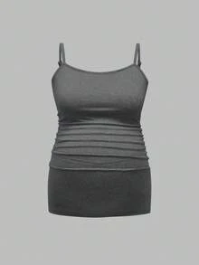 Modmama 孕妇褶皱无袖背心，夏季，孕妇装