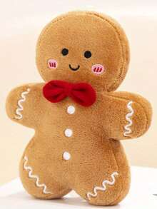 圣诞姜饼毛绒玩具 - 柔软的垫子状身体，轻巧的节日装饰和圣诞树礼物，饼干派对装饰 - 可爱的姜饼人娃娃，圣诞节姜饼装饰，节日家居装饰 - 彩色 - 查看 13