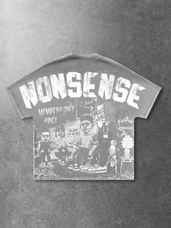 Street Life 1 Stück Herren Fledermausärmel Rundhals Kurzarm Lässig T-Shirt