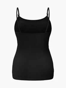 Modmama Pregnant Women Tank Top With Built-In Shelf Bra, Nursing Clothing, White - Black - View 7