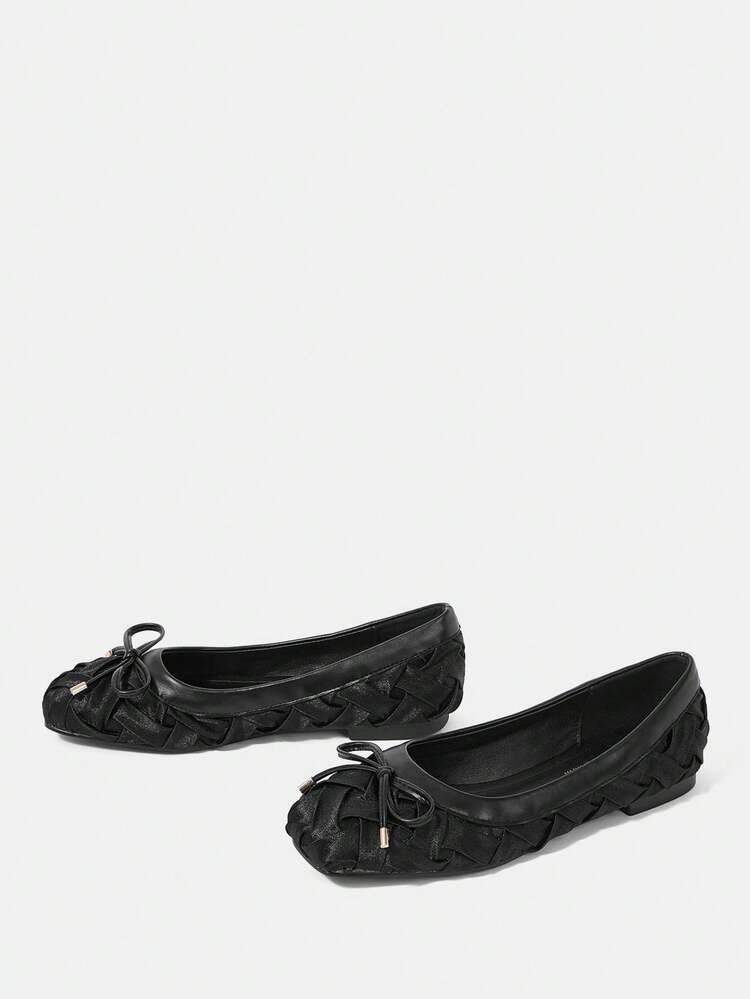 Women'S Comfortable Square Toe Flat Shoes