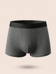 Manfinity Underwear&Sleepwear Basics 10pcs/Pack Men's Elastic Waist Comfortable Boxer Briefs - Multicolor - View 5