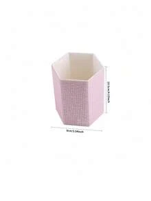 1PC Rhinestone Makeup Box Sparkling Diamond Decor Desktop Organizer Multifunctional Cosmetic Storage Case For Women Girls Birthday Gift Christmas Home Vanity Decor - Multicolor - View 3