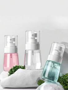 1pc 60ml 30ml Fine Mist Spray Bottle Hair Stylist Atomizer 360 Degree Refillable Travel Spray Pump For Perfume Lotion Shampoo Transparent Container Salon Home Gym Travel Essentials Must Have - Multicolor - View 1