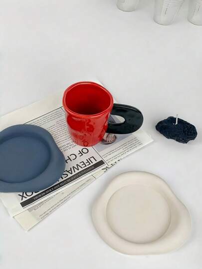 1 Soft Silicone Coaster - Perfect For Coffee Cups, Hand Washable, Great Gift