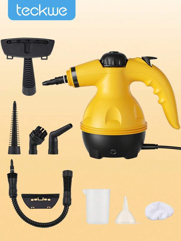 Teckwe 1pc Steam Cleaner Machine High Temperature Household Hand-Held Portable Kitchen Range Hood Cleaning Machine