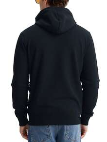 Essential Men Pullover Hoodie Blue - Navy - View 2
