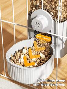 PETSIN 猫咪悬挂式宠物饮水器、狗狗饮水用品、悬挂式笼子、狗狗水盆、猫咪食盆、自动喂食器