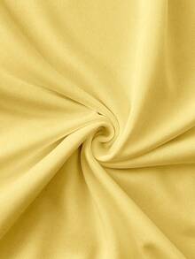 Lalippa 女士宽松半拉链门襟保暖内衬卫衣 - 黃色 - 查看 6