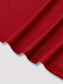 Franclia 两件套：V领吊带连衣裙和短袖开襟羊毛衫 - 酒紅色 - 查看 6