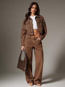 Denimoi Premium Denim Contrast Stitch Denim Jacket